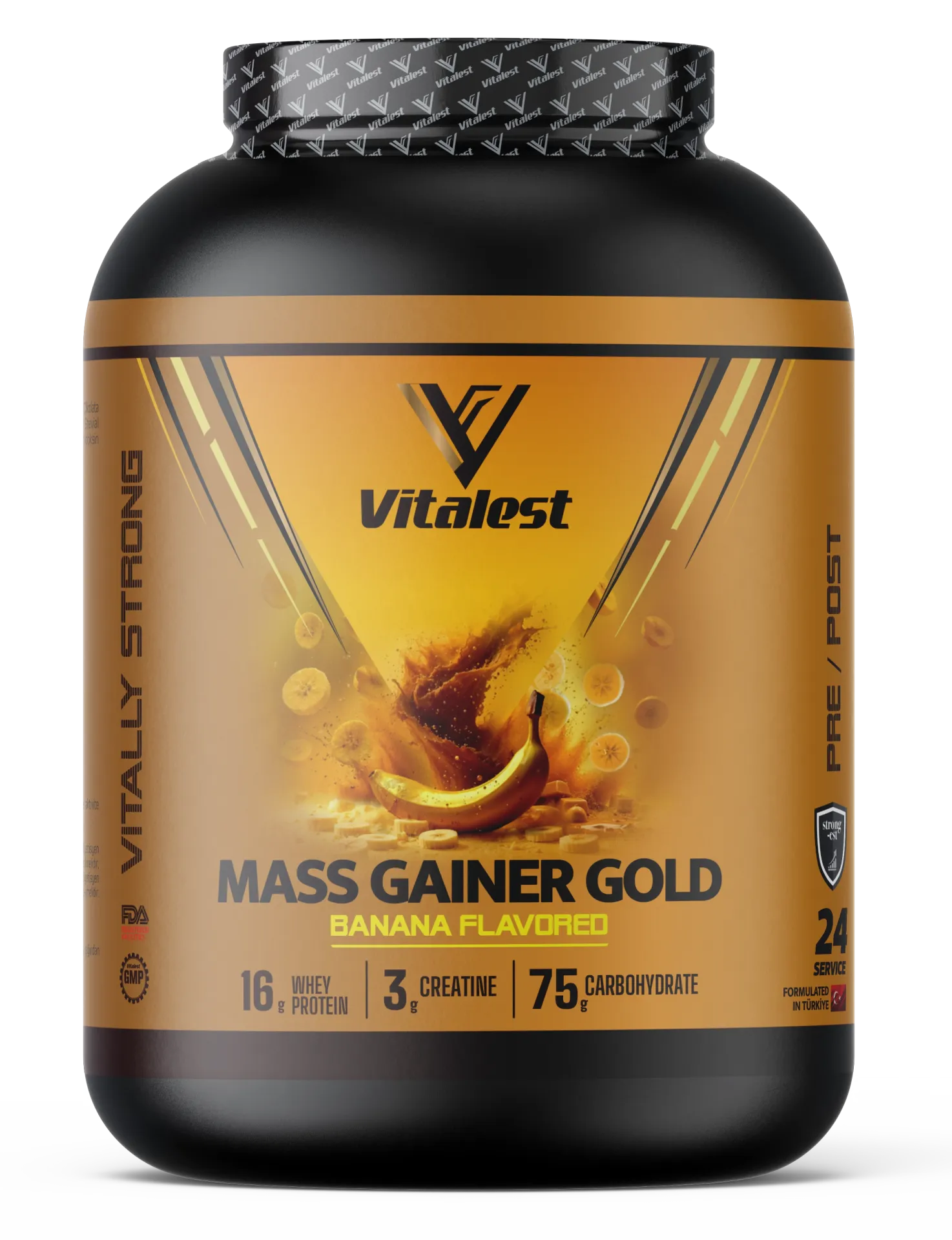 Mass Gainer 2400G. Karbonhidrat Tozu 24 Servis