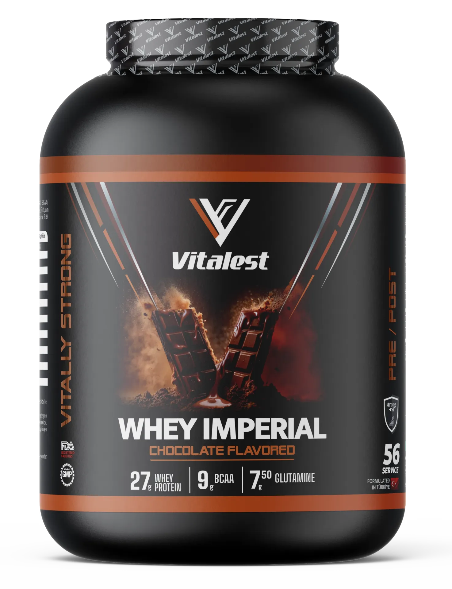 Whey Imperial  2128G. Protein Tozu 56 Servis
