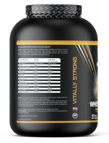 Vitalest Whey Imperial Protein Tozu 2128g 56 Servis MUZ