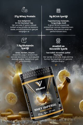 Whey Imperial  988G. Protein Tozu 26 Servis MUZ