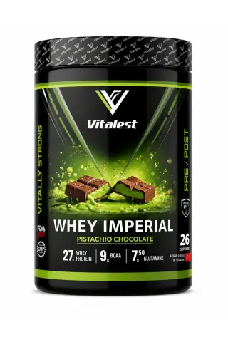 Whey Imperial  988G. Protein Tozu 26 Servis FISTIKLI ÇİKOLATA