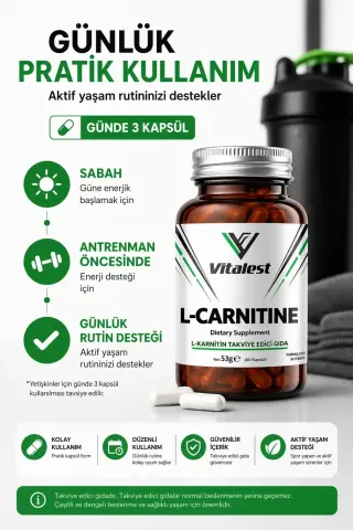 L-Carnitine 60 Kapsül