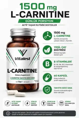 L-Carnitine 60 Kapsül