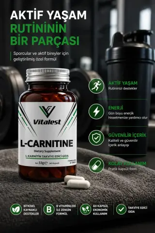 L-Carnitine 60 Kapsül