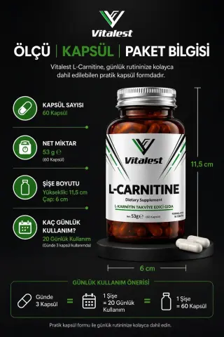 L-Carnitine 60 Kapsül