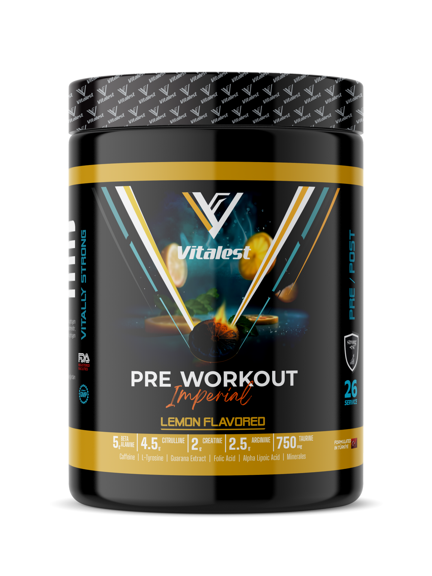 VİTALEST PRE WORKOUT LİMON
