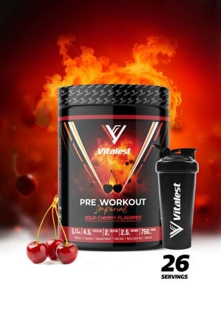Vitalest Pre Workout 468G. 26 Servis VİŞNE