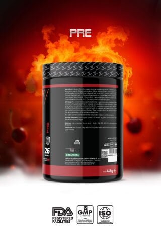 Vitalest Pre Workout 468G. 26 Servis VİŞNE