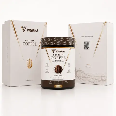 Vitalest Proteinli Kahve 200g | PROTEIN COFFEE