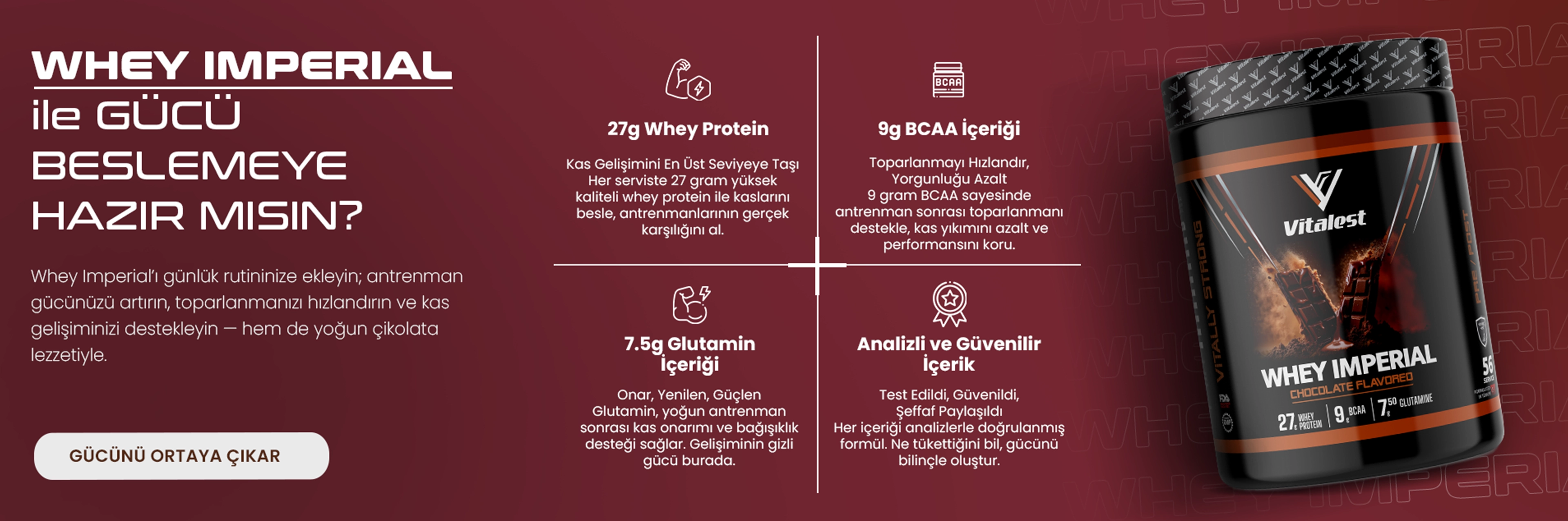 Whey imperial Çikolata